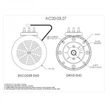 Load image into Gallery viewer, HPEVS AC-20 Brushless AC Motor Kit - 48V with Curtis F6A-48-650 Controller - Motor &amp; Controllers - CanEV Industrial Electric Vehicles and Consumers Parts
