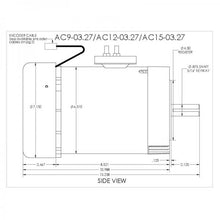 Load image into Gallery viewer, HPEVS AC-12 Brushless AC Motor Kit - 72V with Curtis 1238-6501 Controller - Motor &amp; Controllers - CanEV Industrial Electric Vehicles and Consumers Parts
