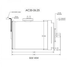 Load image into Gallery viewer, HPEVS AC-34 Brushless AC Motor Kit - 96V-108V with Curtis 1238SE-7971 Controller - Motor &amp; Controllers - CanEV Industrial Electric Vehicles and Consumers Parts
