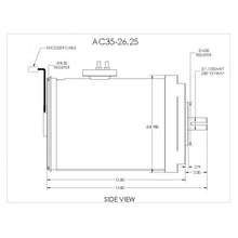 Load image into Gallery viewer, HPEVS AC-34 Brushless AC Motor Kit - 72V with Curtis 1238-6521 Controller - Motor &amp; Controllers - CanEV Industrial Electric Vehicles and Consumers Parts
